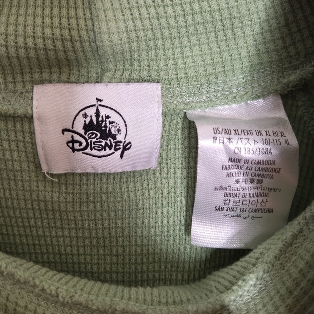 Disney | Mickey Mouse & Friends Holiday Homestead Waffle Turtleneck Size XL - Picture 3 of 7